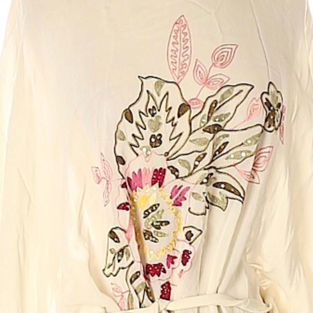NWT April Cornell Beautiful Ivory Blouse